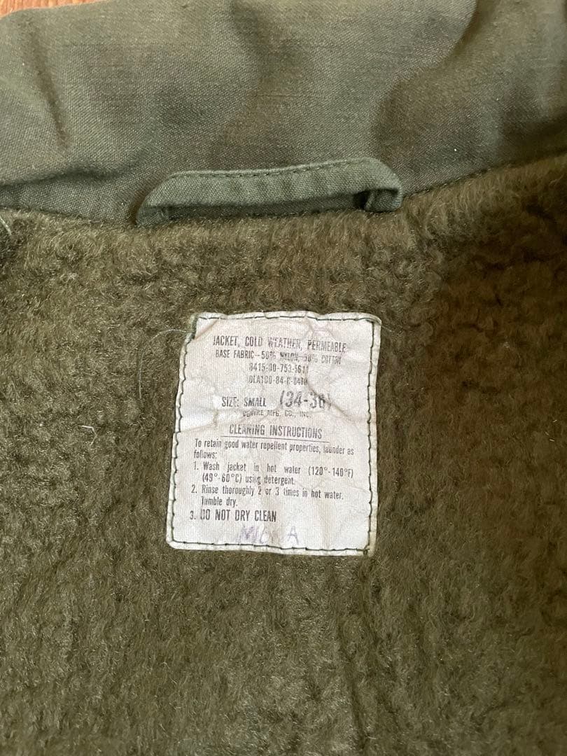 USN 本物 実品 84年製　U.S. NAVY A-2 A2 デッキジャケット