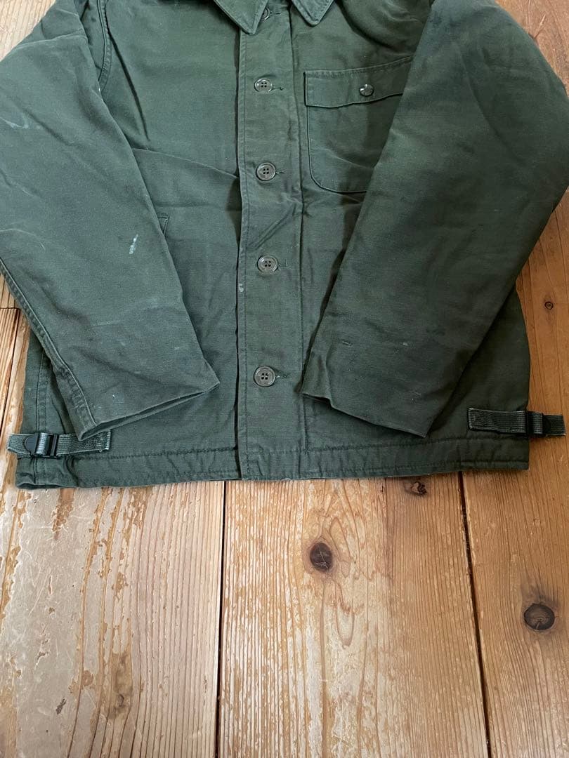 USN 本物 実品 84年製　U.S. NAVY A-2 A2 デッキジャケット