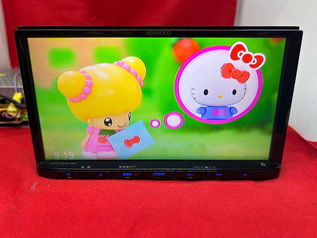 ⭐︎美品⭐︎KENWOOD 2024春地図MDV-D404BT 新品バックカメラ付き