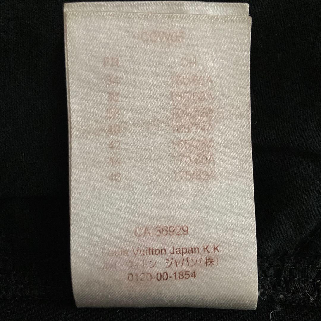 LOUIS VUITTON スリムフィット ブラックパンツ