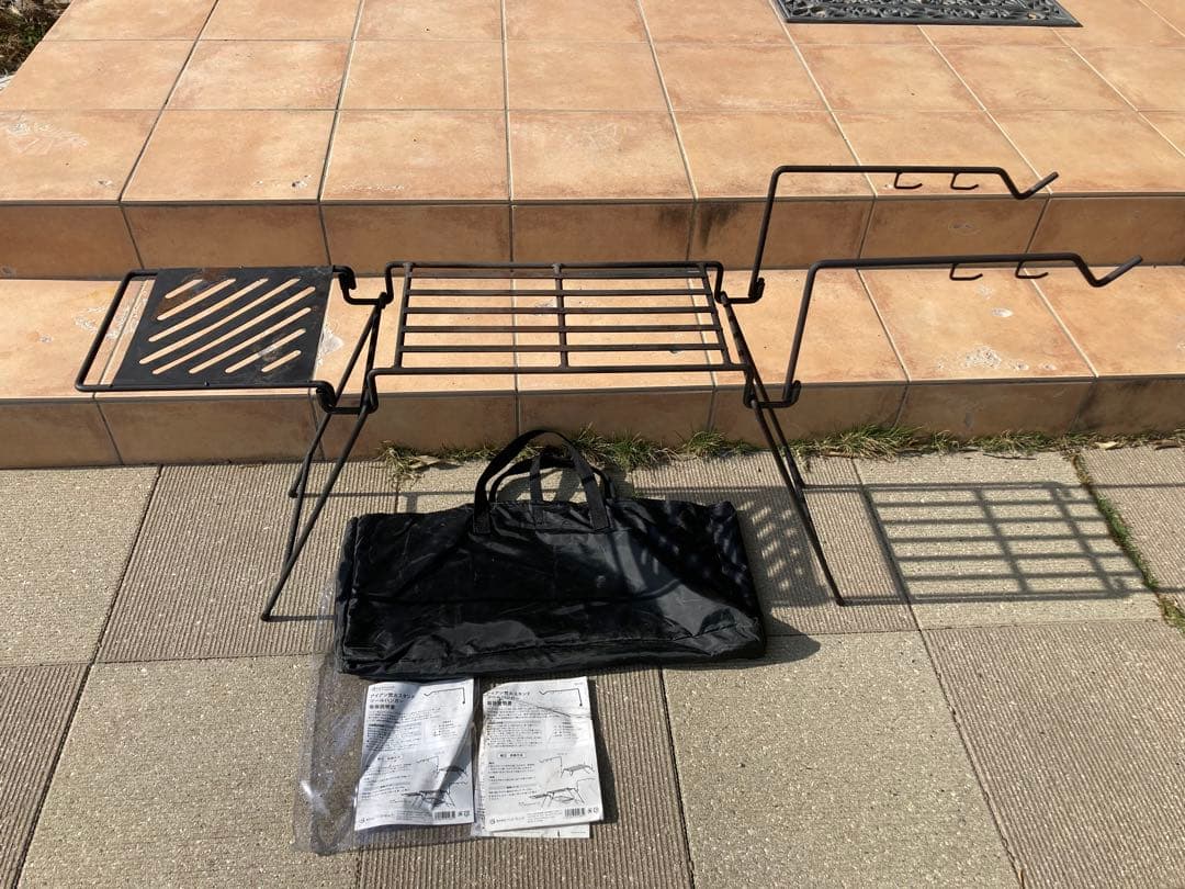 ベルモント 焚き火ラック スチール製