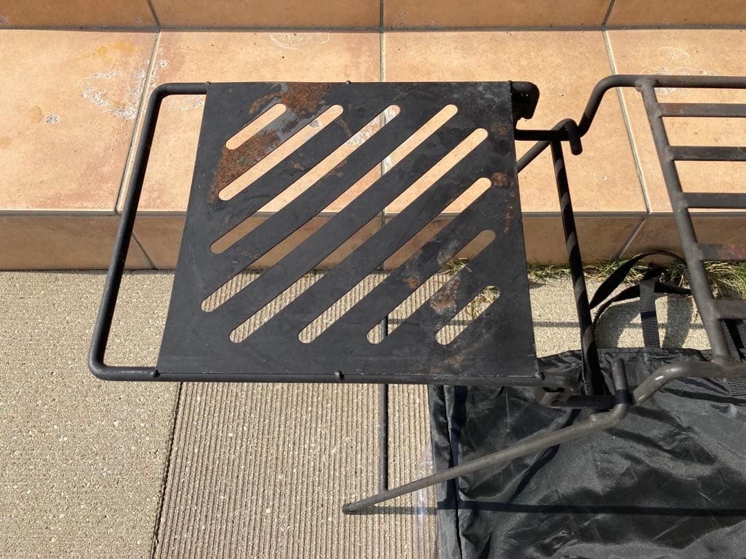 ベルモント 焚き火ラック スチール製