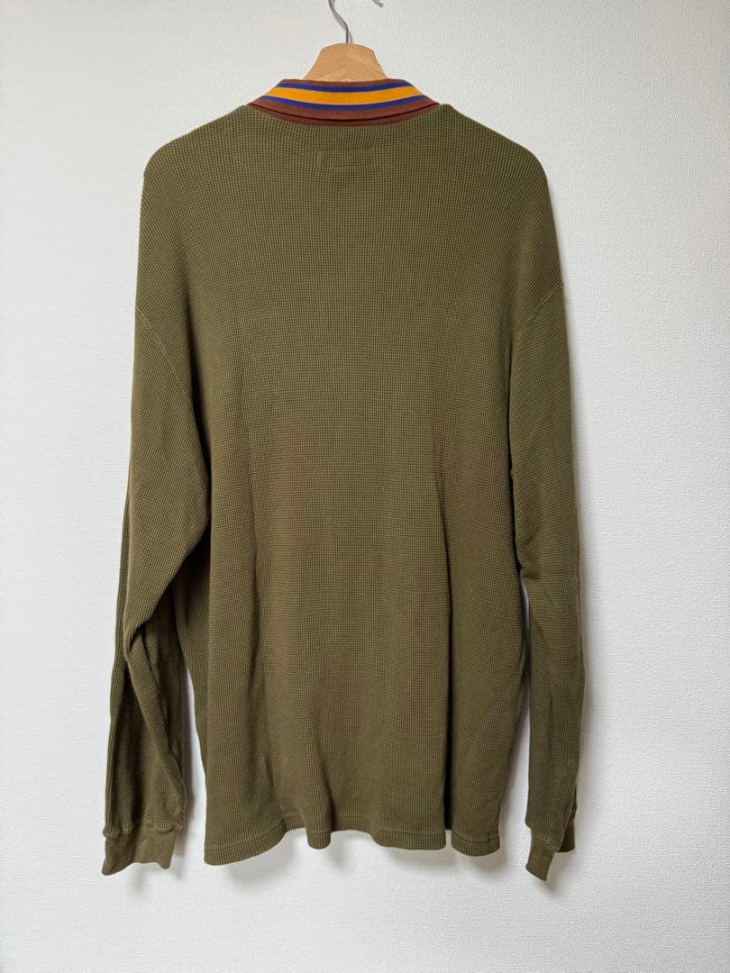 トップス Supreme Thermal L/S Polo \"Olive\" Large