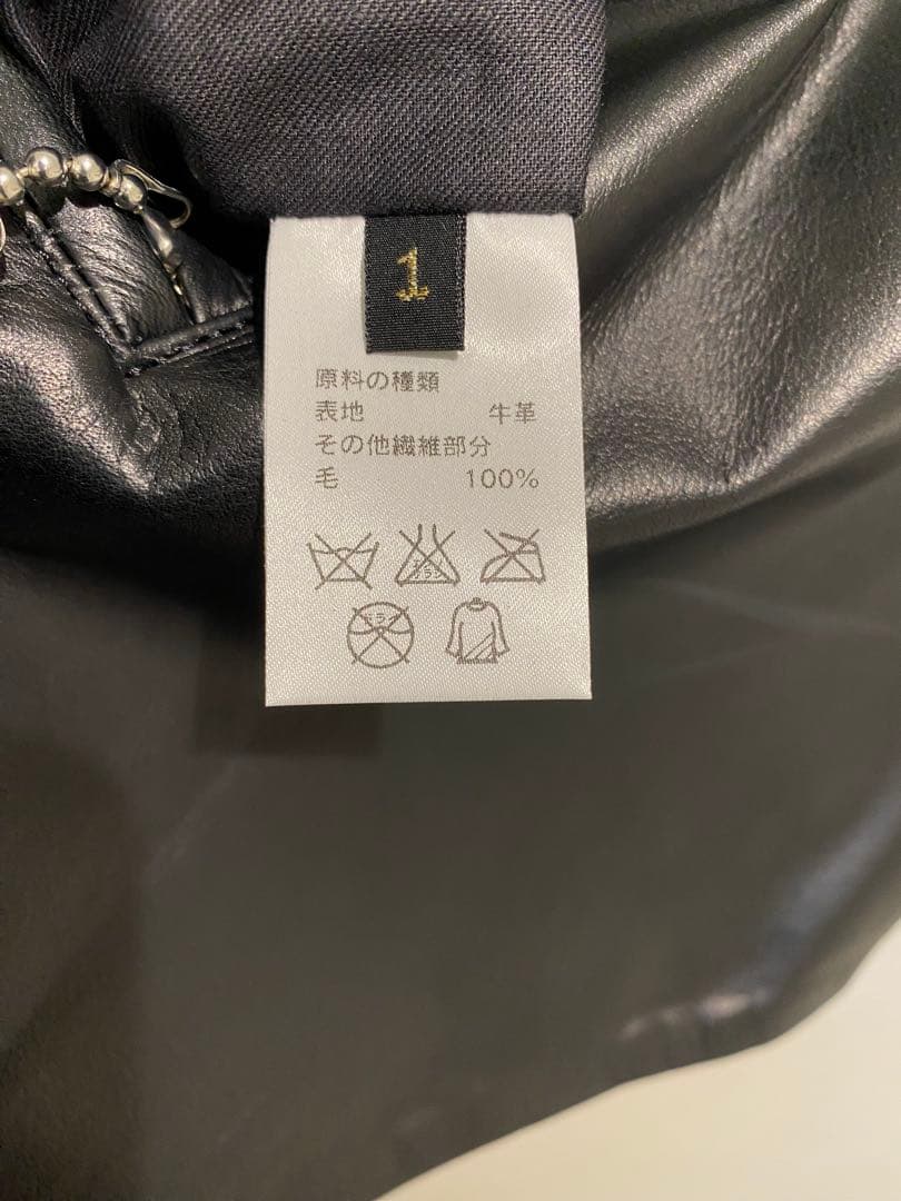 KAPITAL ブラックレザージャケット