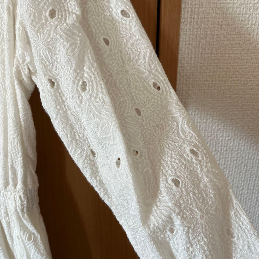 ヌキテパ　白　ワンピース　ドレス　美品