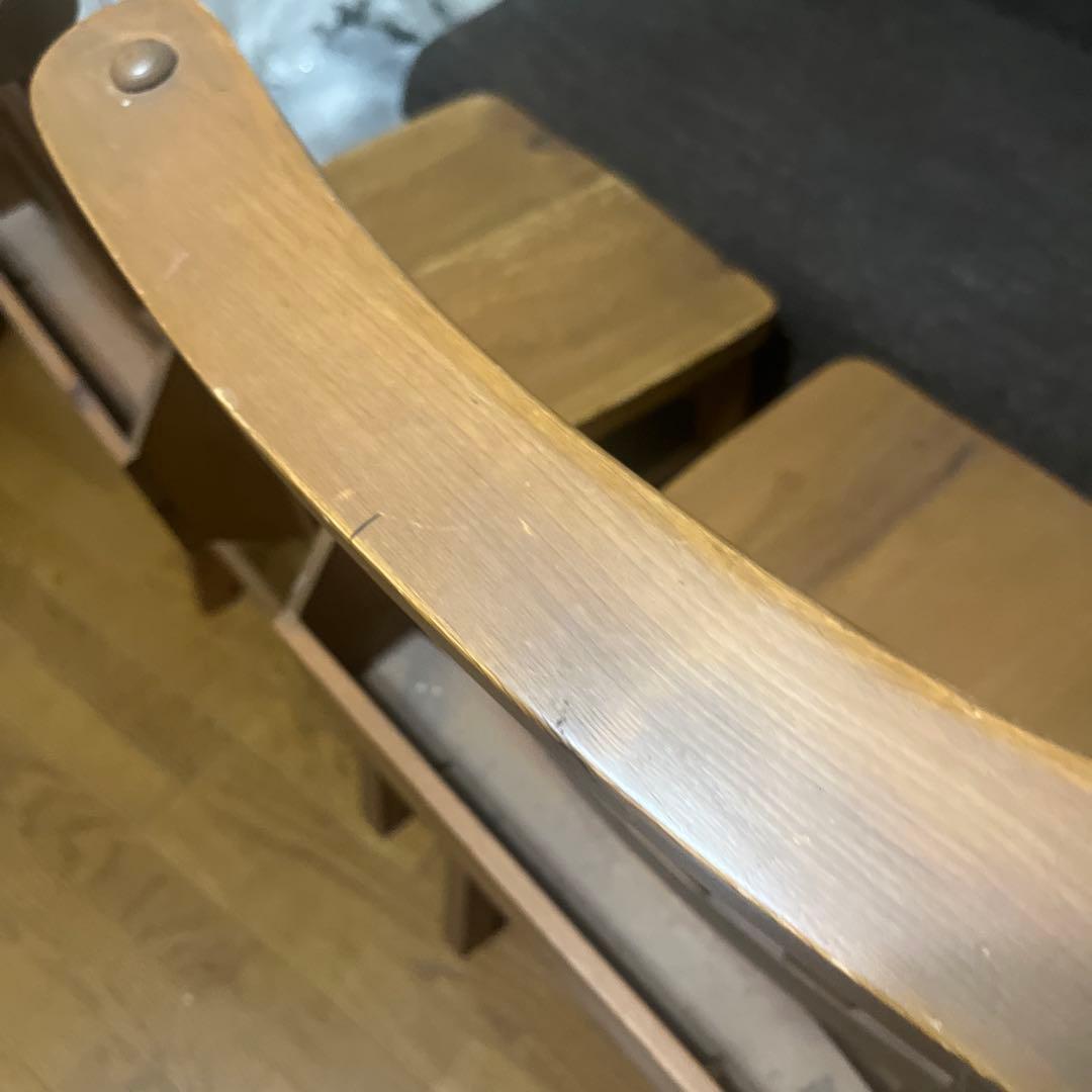 チャーチチェア2脚セット♪引き取り限定【スタジオクリップ】