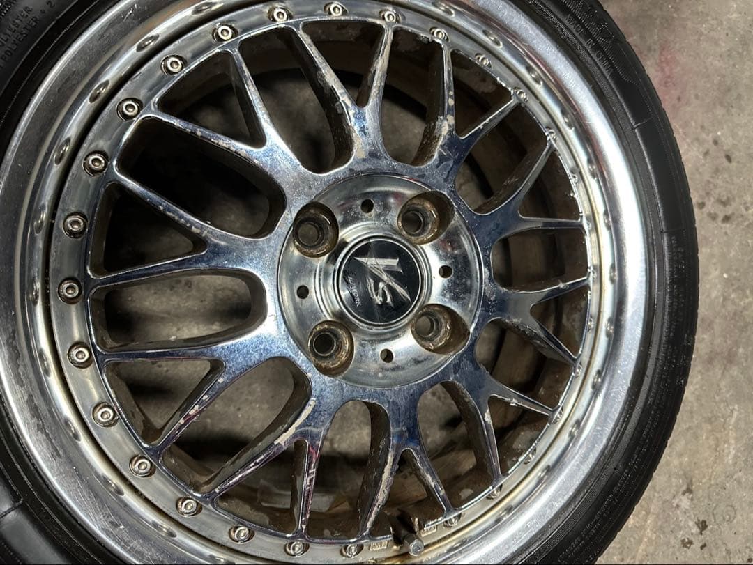 work ワーク VS-XX PCD100 4H 15インチ 当時物