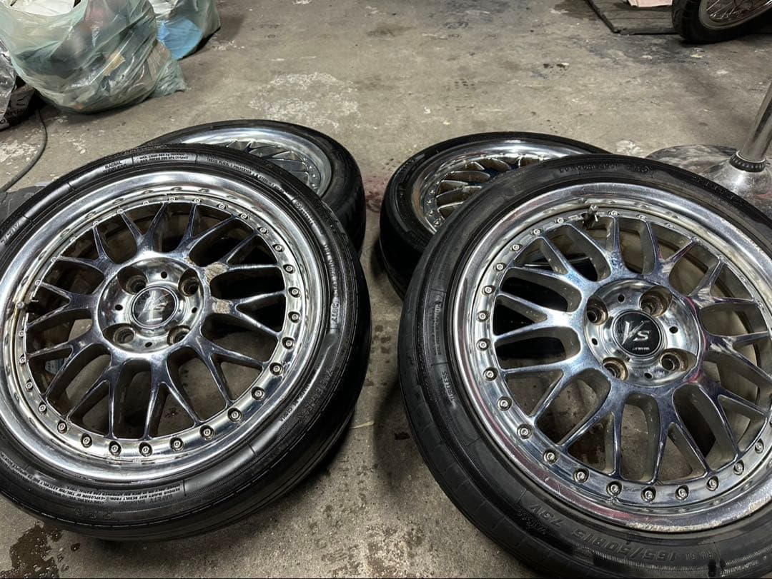 work ワーク VS-XX PCD100 4H 15インチ 当時物