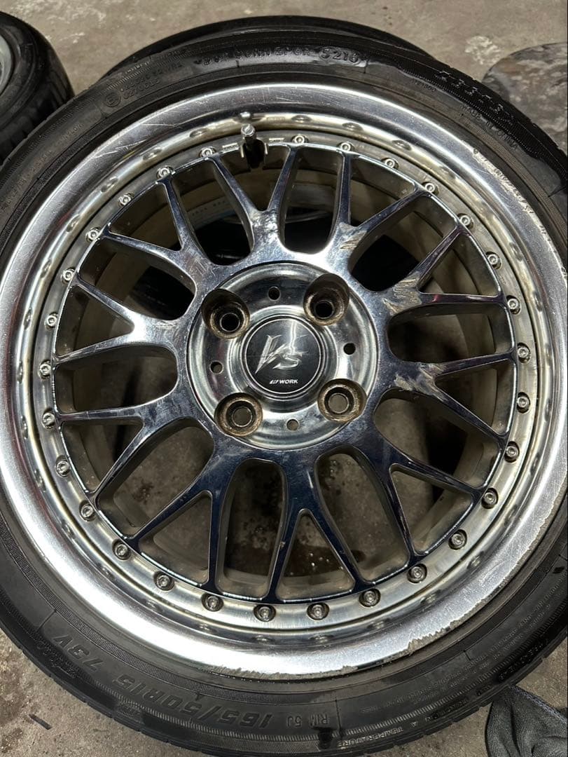 work ワーク VS-XX PCD100 4H 15インチ 当時物