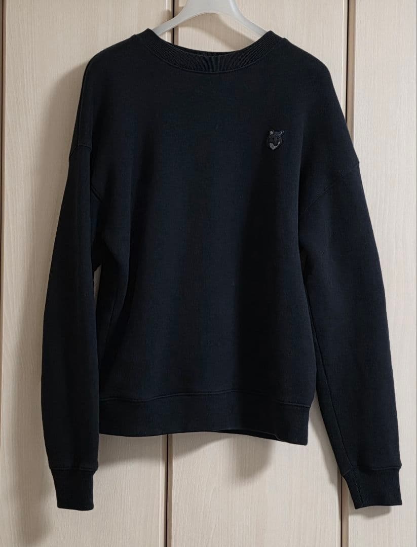 美品 MAISON KITSUNE メゾンキツネ トレーナー ブラック タグ入り