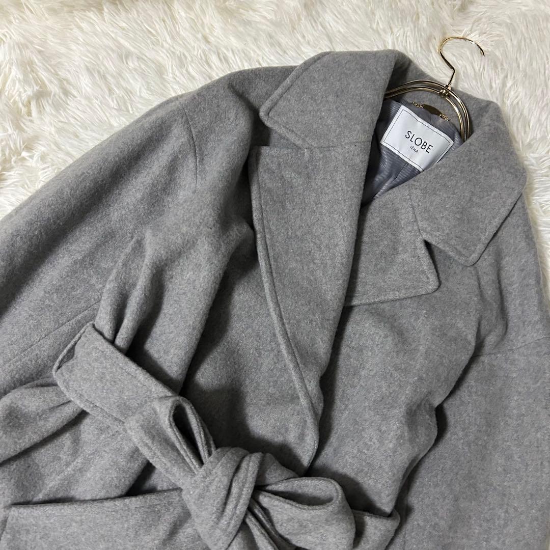 SLOBE IENA ロングコート グレー 36