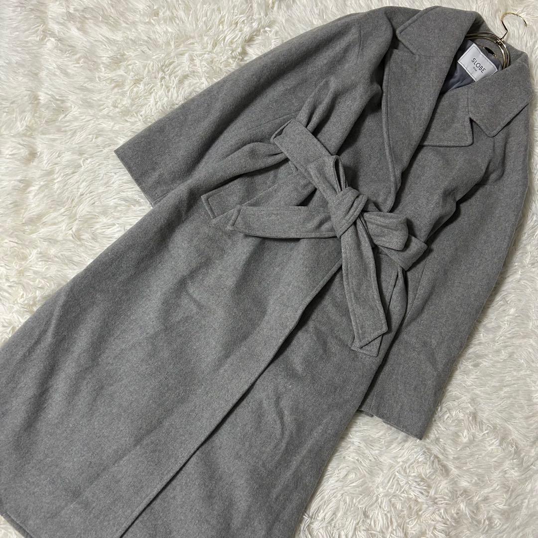 SLOBE IENA ロングコート グレー 36