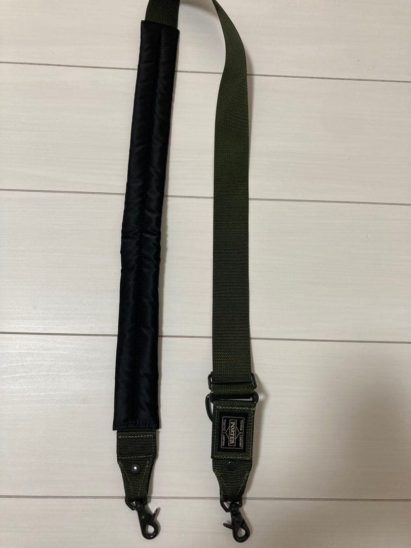 PORTER EXCHANGE ブラックグリーン　ストラップ