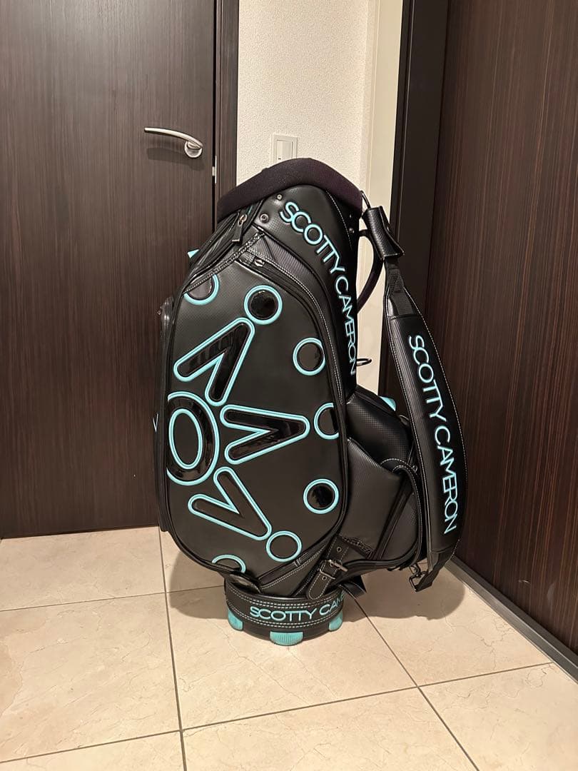 スコッティキャメロン　ティファニーブルー　スタッフバッグ※ フードカバーは未使用