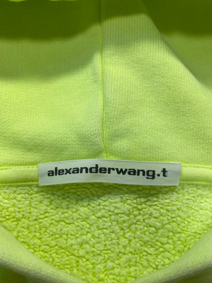 Alexander wang アレキサンダーワン　パーカー　蛍光　イエロー　M