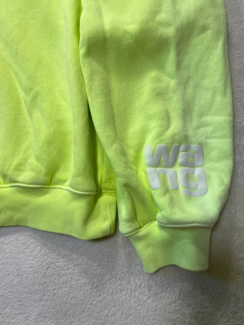 Alexander wang アレキサンダーワン　パーカー　蛍光　イエロー　M