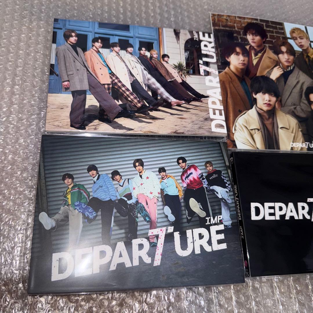 【新品】IMP. 1stアルバムDEPARTURE 限定盤A+B+通常+特典