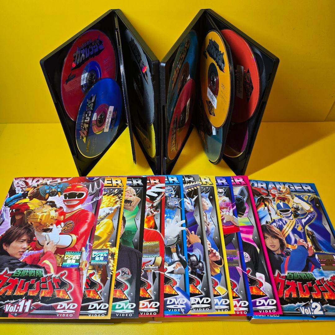 ※新品ケース交換済み　百獣戦隊ガオレンジャー【DVD】12巻セット