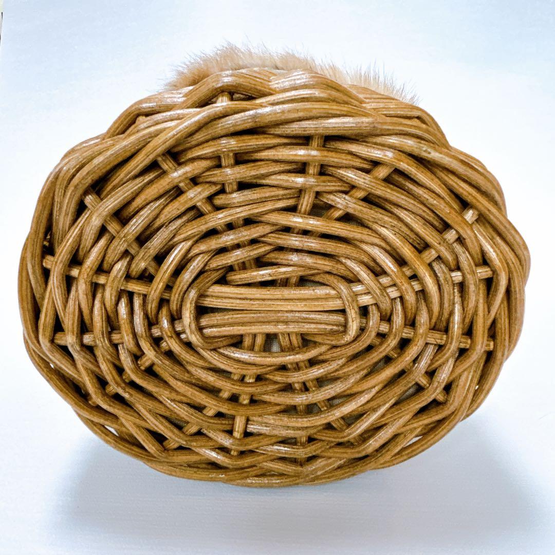 新品同様✨ATAO アタオ ブリーゼ BREEZE かごバッグ 2WAY ファー