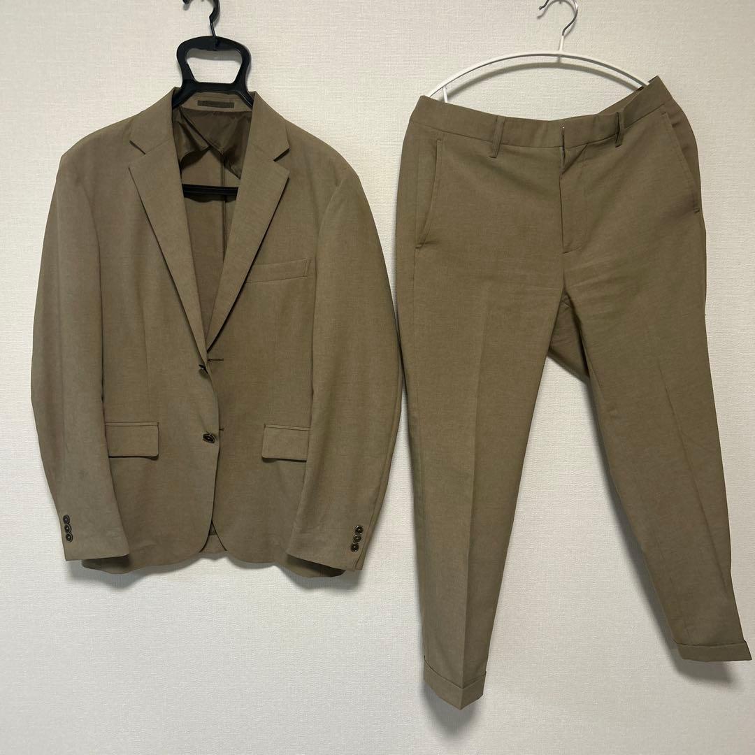 エディフィス　ベージュ スーツ ジャケットとパンツ セット