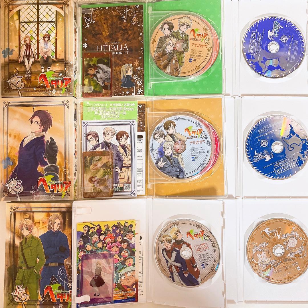 ヘタリア アニメ DVD アニメイト限定版 まとめ売り