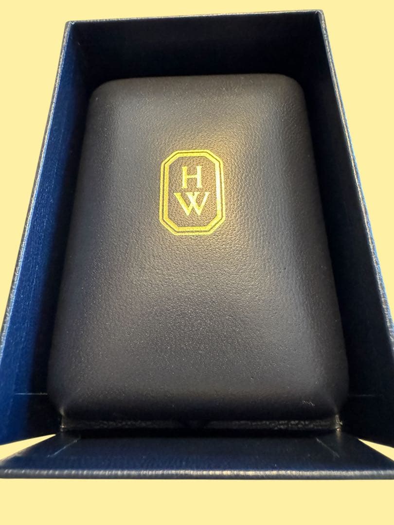 非売品 HARRY WINSTON ネイビー ネックレスケース