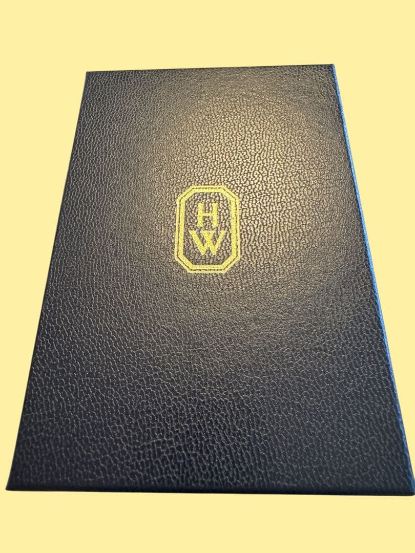 非売品 HARRY WINSTON ネイビー ネックレスケース