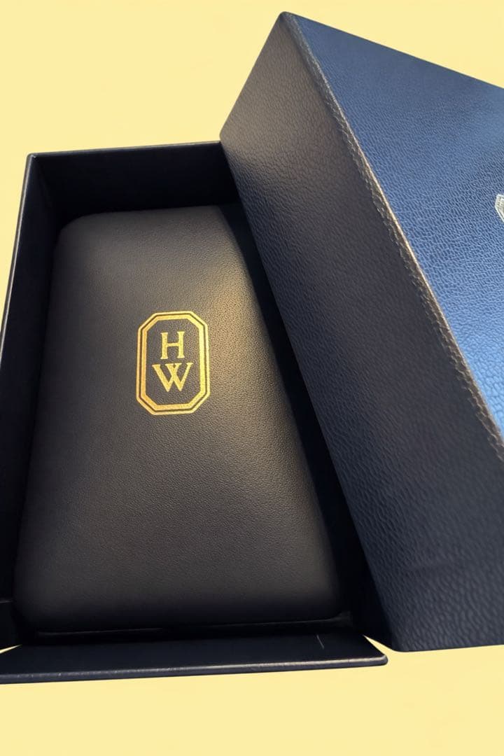 非売品 HARRY WINSTON ネイビー ネックレスケース
