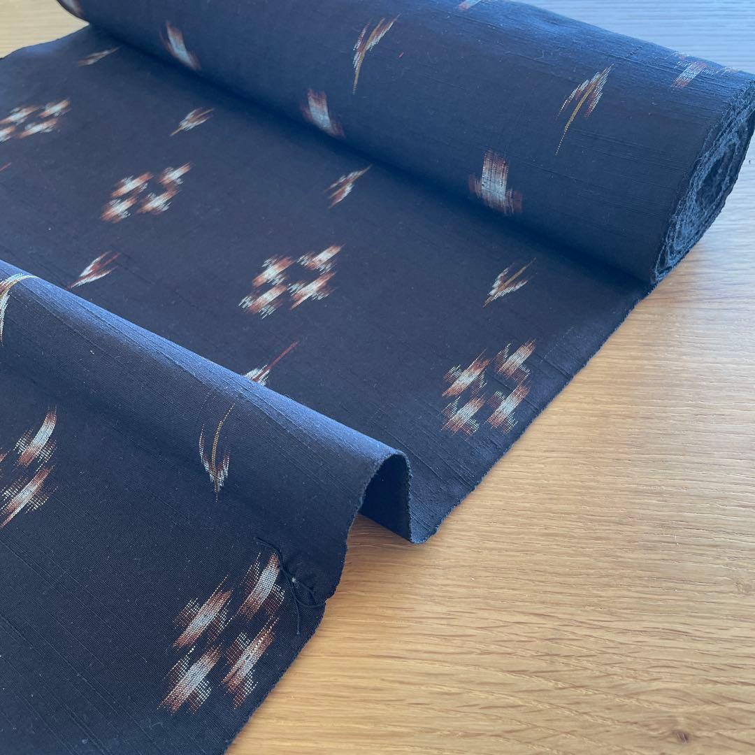 正絹　紬　反物　絣　久米島