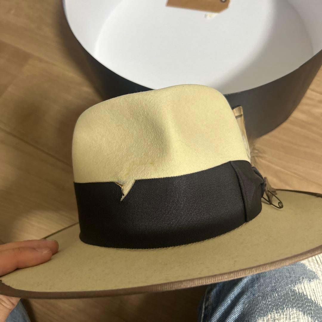 フェドラハット、サイズ５７㎝、ラビットファー