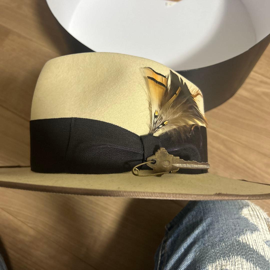 フェドラハット、サイズ５７㎝、ラビットファー