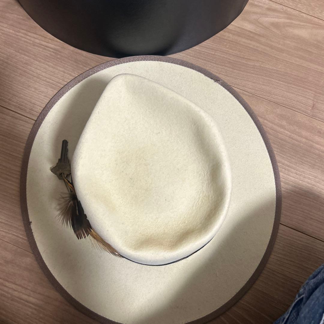 フェドラハット、サイズ５７㎝、ラビットファー