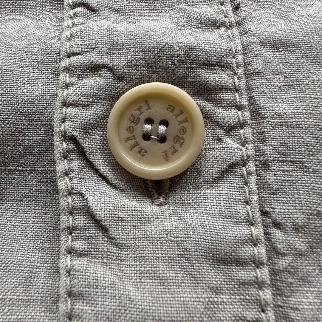 新品タグ付き✨アレグリ　シャツジャケット　イタリア製　リネン100%