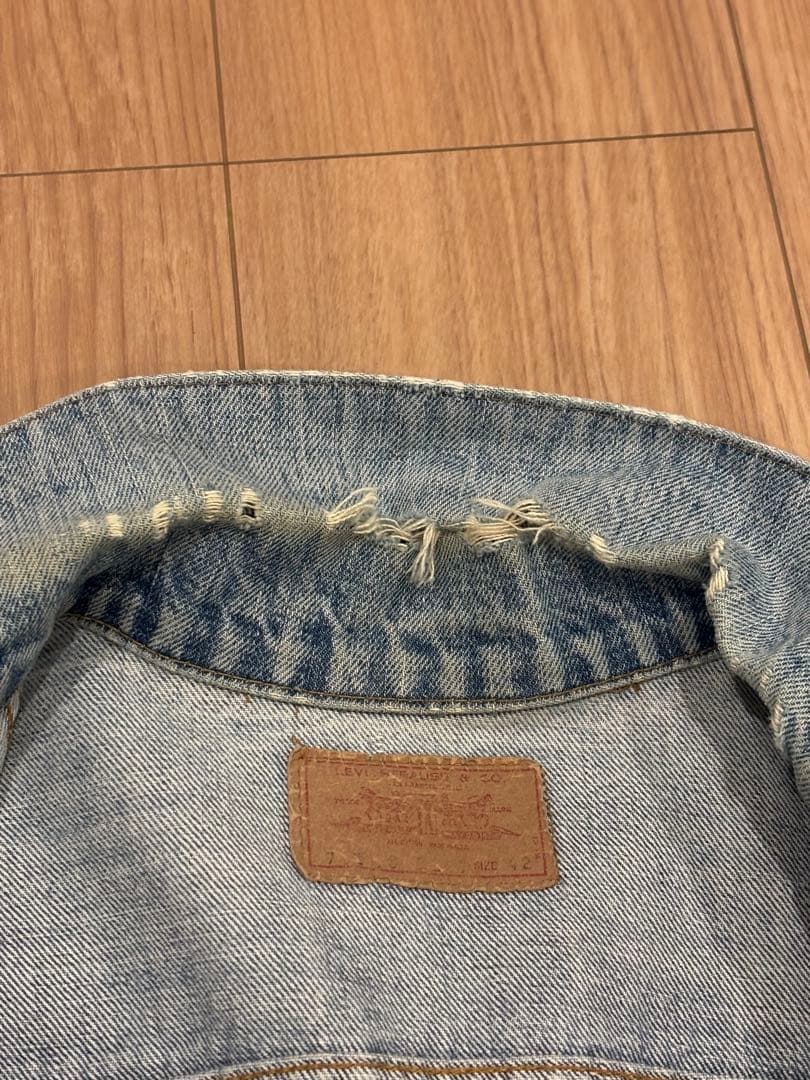 Levi's 70505 70'sサイズ42 刻印52 スモールe 不均等v