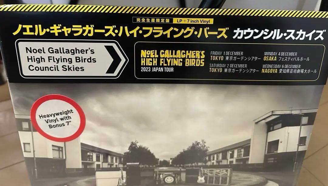 Noel Gallagher来日会場限定帯付Council Skies レコード