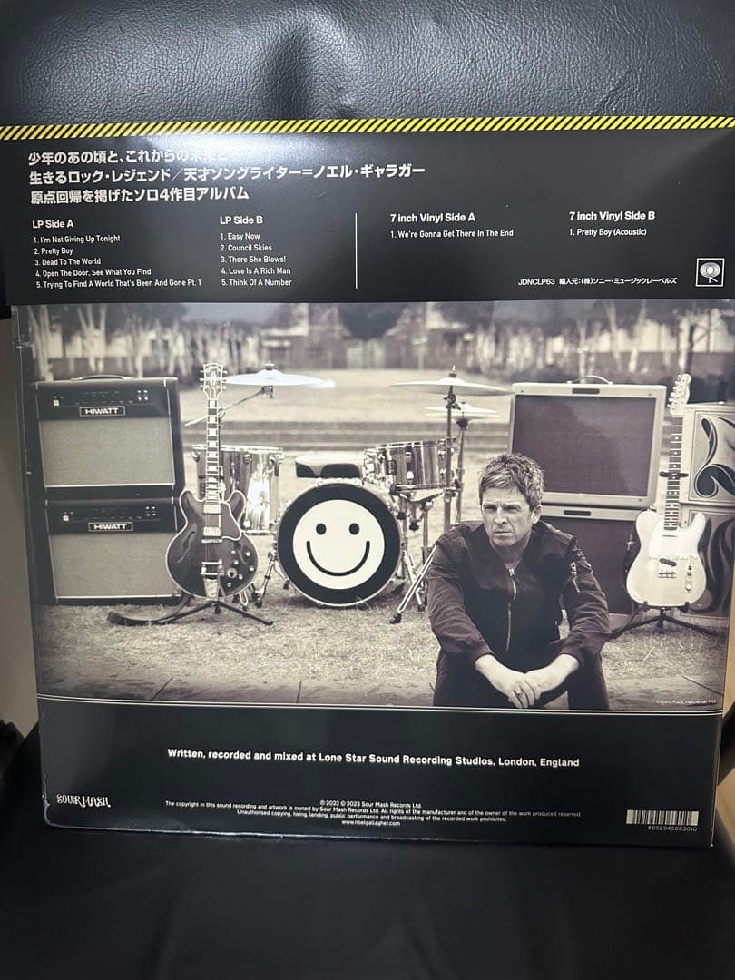 Noel Gallagher来日会場限定帯付Council Skies レコード