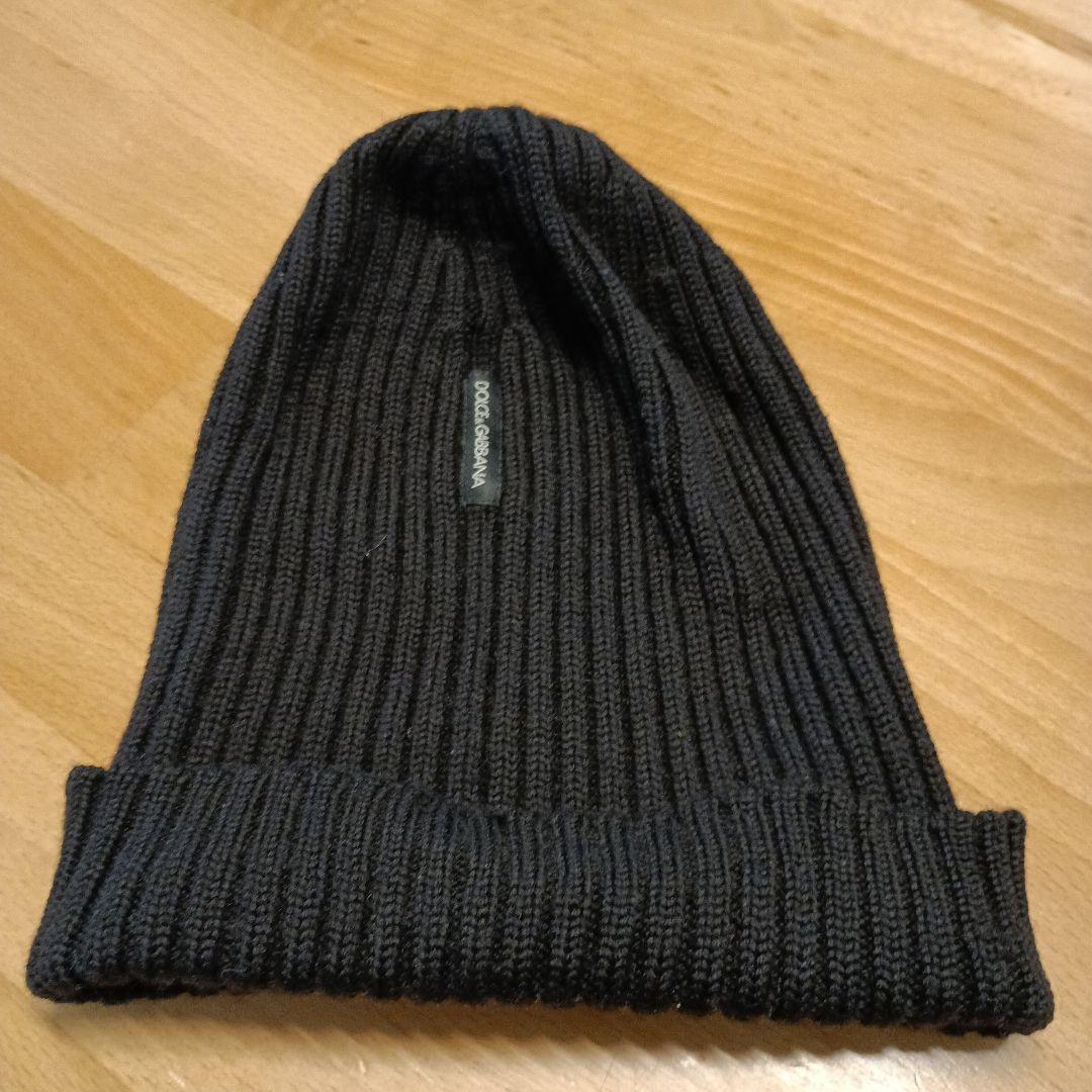 DOLCE&GABBANA ブラックニット帽