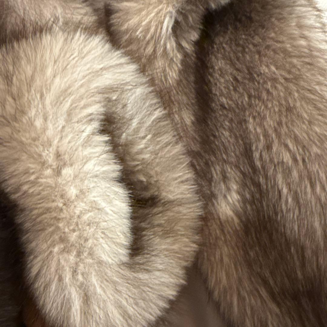 値下げ⭐︎今季Ray BEAMSフェイクファー ショート ブルゾン グレー