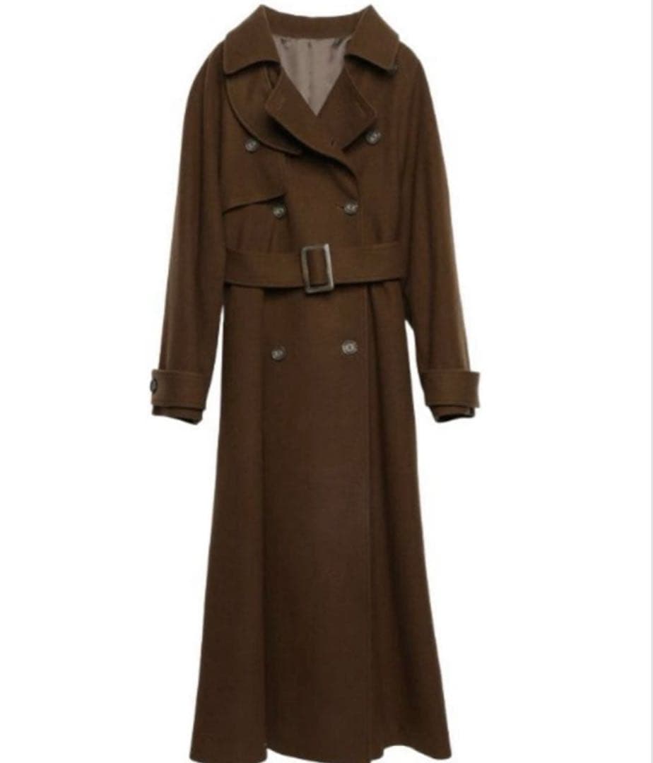 eimy istoire ベルテッドウールトレンチコート