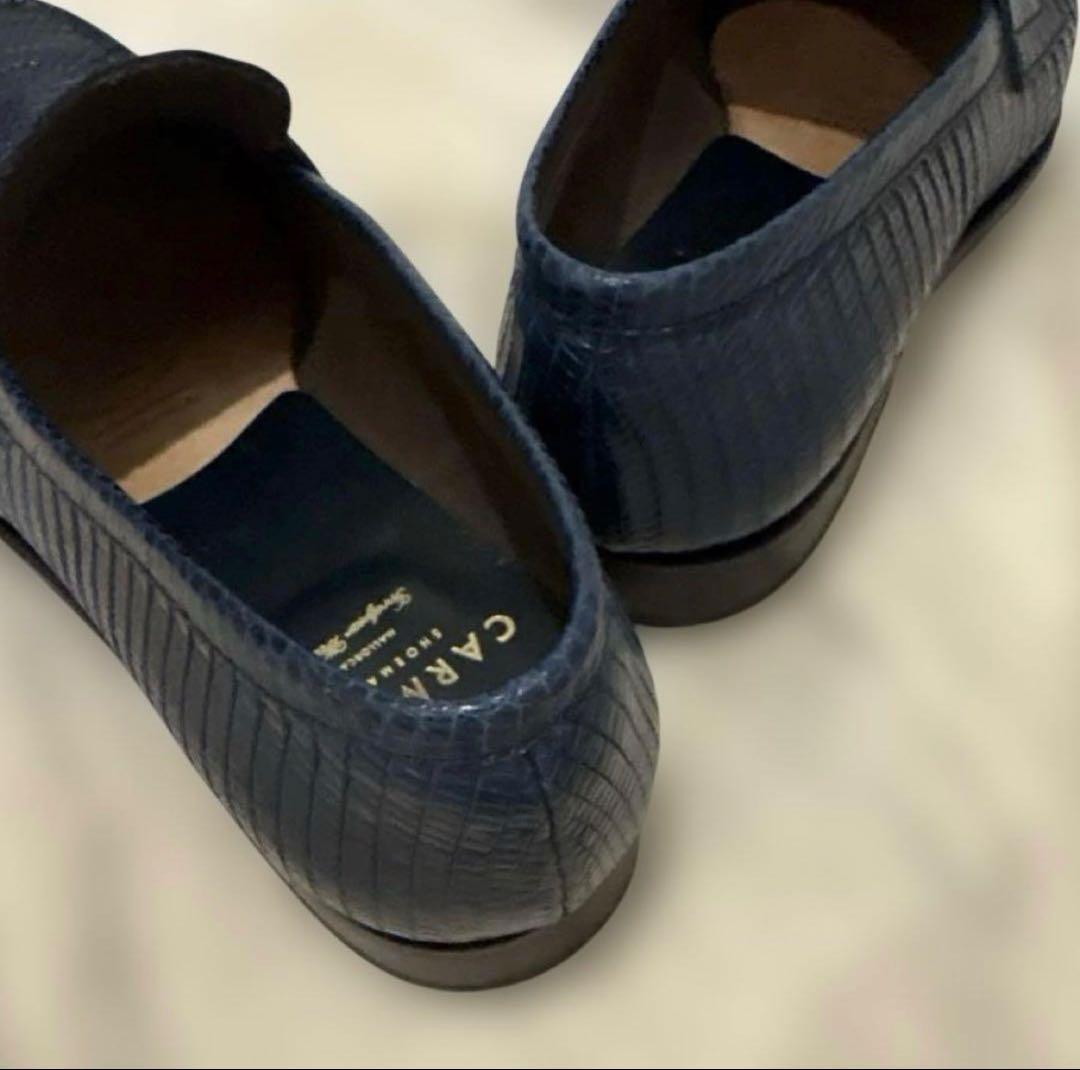 CARMINA ローファー　リザードレザー