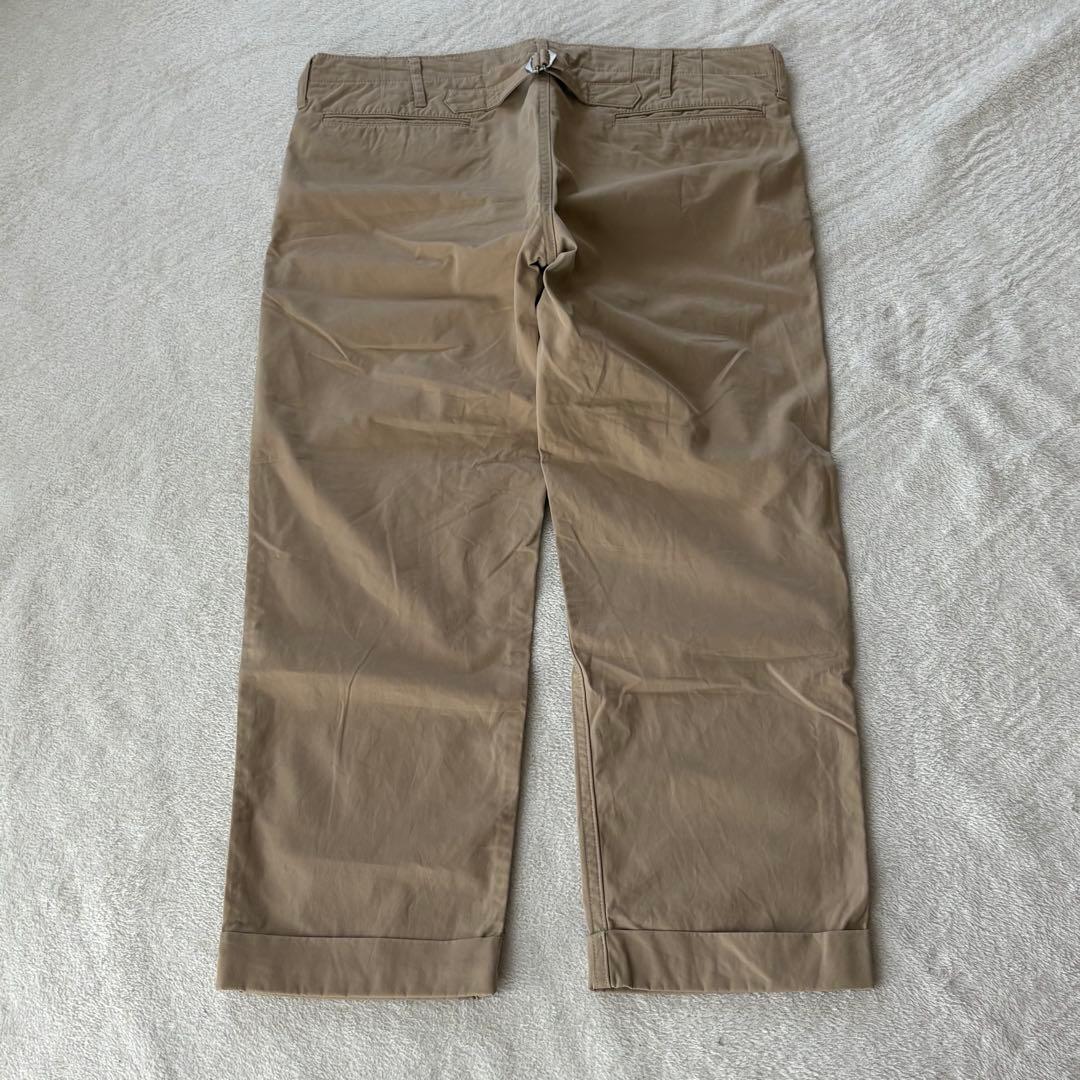 VISVIM シンチバック チノパン L 日本製 ベージュ