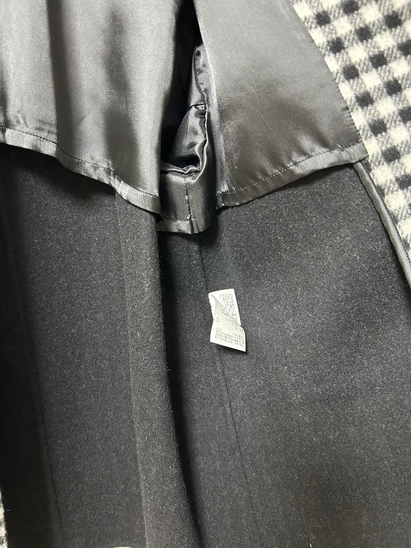 再お値下げマッキントッシュフィロソフィー　チェックハーフコート　38未使用