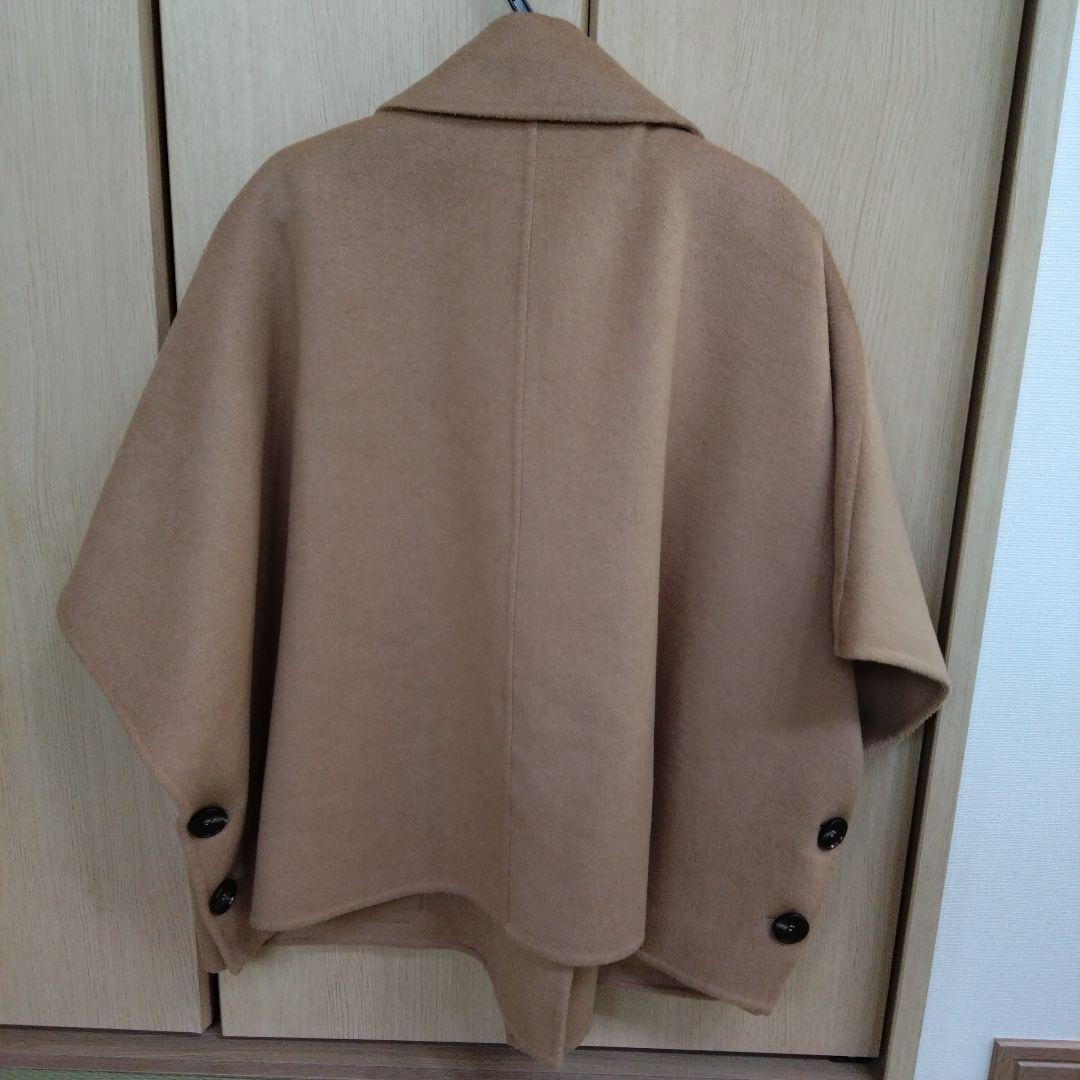 美品！【YENN】キャメル DOUBLE FACE CAPE JACKET