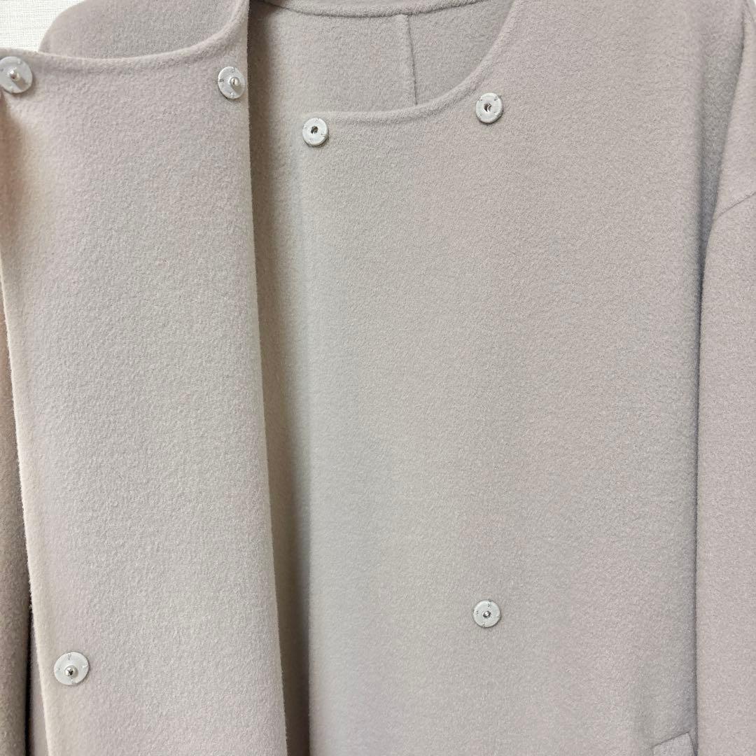 【美品】IENAイエナ HAMILTONダブルフェイスウールショートコート