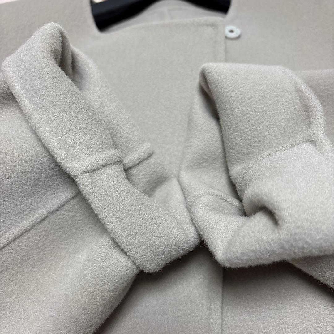 【美品】IENAイエナ HAMILTONダブルフェイスウールショートコート