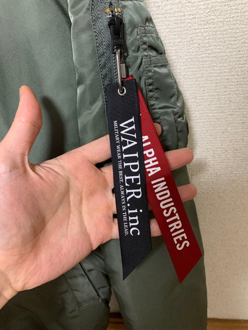 ALPHA INDUSTRIES MA-1 waiper別注