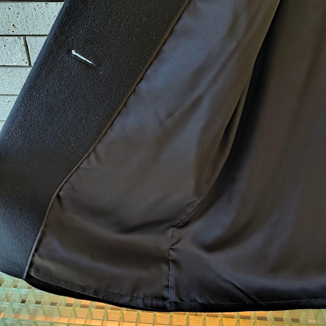 ❤ホタ【ROMAN】✨極美品　カシミヤ100%　チェスターコート　黒