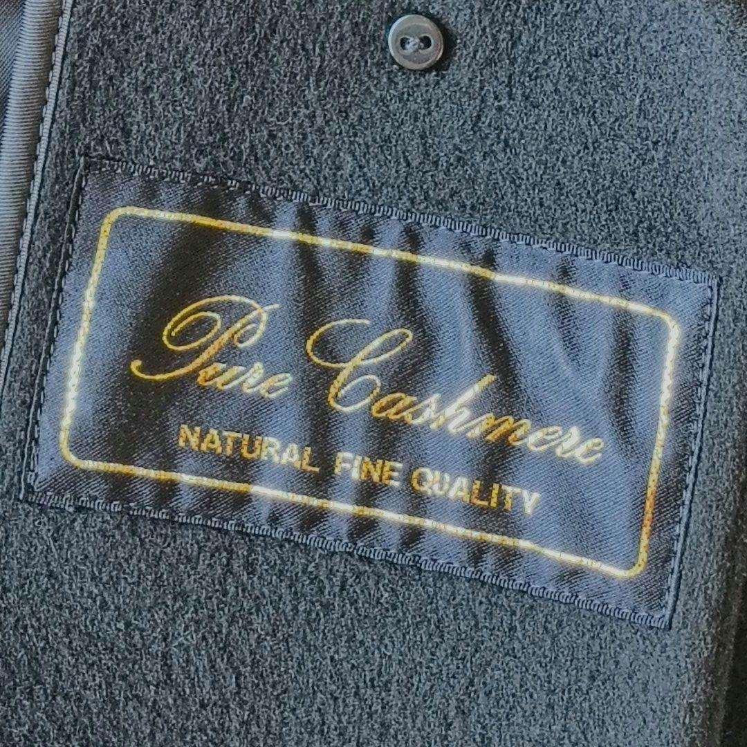 ❤ホタ【ROMAN】✨極美品　カシミヤ100%　チェスターコート　黒