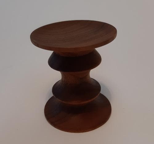 Vitra ミニチュア ウォルナットスツール Stool（Modell C)