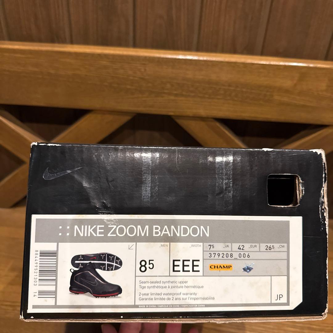 Nike ゴルフシューズ ジッパー付き 黒